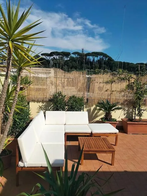 Amazing Studio With Terrace Roma Daire